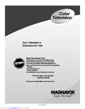 Magnavox MT2501C Directions For Use Manual