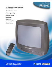 Philips/Magnavox PR1303C Specifications