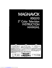 Magnavox RD0510 Instruction Manual