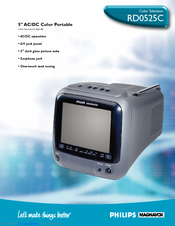 Philips COLOR TV 5 INCH RD0525C Brochure
