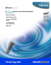 Philips COLOR TV 27 INCH TABLE TS2754C Brochure