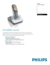 Philips DECT2211G Specifications