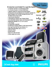 Philips FW798W/22 Specifications