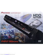 Pioneer PRV-9200 Brochure & Specs