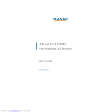 Planar LC17 Series User Manual