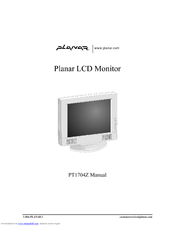 Planar PT1704Z Product Manual