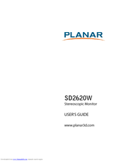 Planar SD2620W User Manual