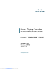 Planar Dome Md8/PCI Developer's Manual