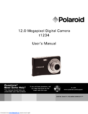 Polaroid T1234 - Digital Camera - Compact User Manual