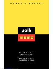 Polk Audio C300.2 Owner's Manual