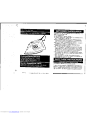 Proctor-Silex 17152 Use & Care Manual