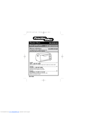 Proctor-Silex 31116 User Manual