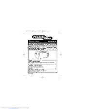 Proctor-Silex 31117 User Manual