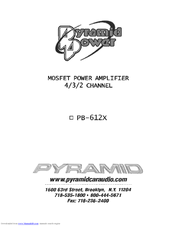 Pyramid PB612SX User Manual
