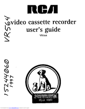 RCA VR564 User Manual