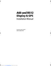 Raymarine A60 Installation Manual