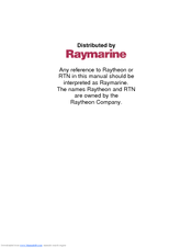 Raymarine SL70M Owner's Handbook Manual