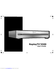 Sonic Blue ReplayTV 5500 User Manual
