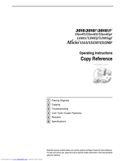 Ricoh Aficio 3515MF Copy Reference Manual