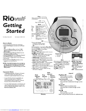 Rio SP350 Getting Started Manual