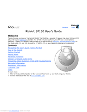 Sonic Blue RioVolt SP150 User Manual