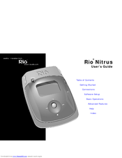 Rio Nitrus User Manual