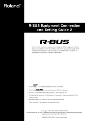 Roland R-BUS Connection Manual