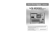 Roland VS-2000 Owner's Manual Addendum