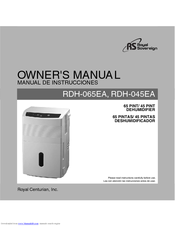Royal Sovereign RDH-045EA Owner's Manual