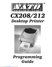SATO CX208 Programming Manual