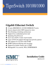 SMC Networks 8612T2 FICHE Installation Manual