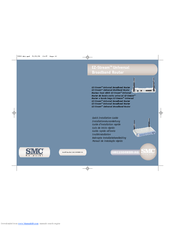 SMC Networks 2304WBR-AG Quick Installation Manual