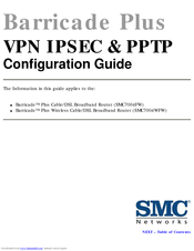SMC Networks Barricade Plus SMC7004FW Configuration Manual