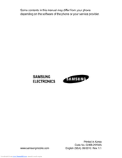 Samsung GT-C3303 User Manual