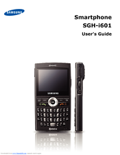 Samsung SGH-i601 User Manual