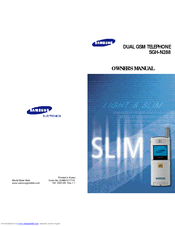 Samsung SGH-N288LA Owner's Manual