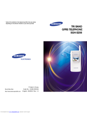 Samsung SGH-S208 User Manual