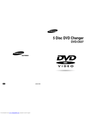 Samsung DVD-C637 User Manual