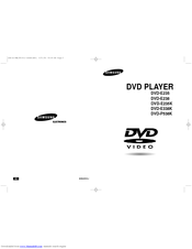 Samsung DVD-P538K User Manual
