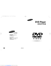 Samsung DVD-P731M User Manual