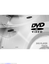 Samsung DVD-P728 User Manual