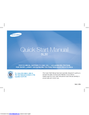 Samsung SL30 - Digital Camera - Compact Quick Start Manual