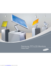 Samsung SyncMaster 204T Product Manual