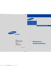 Samsung CL21A8W Owner's Instructions Manual