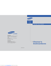 Samsung CL29A10 Owner's Instructions Manual