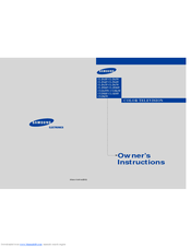 Samsung CT29A7 Owner's Instructions Manual