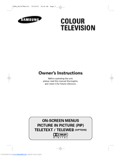 Samsung CS34A10 Owner's Instructions Manual