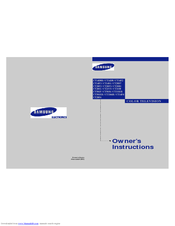 Samsung CT21V5 Owner's Instructions Manual