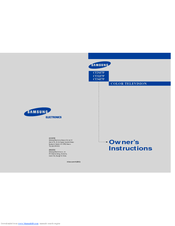 Samsung CT32Z7 Owner's Instructions Manual