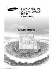 Samsung MAX-DS9250 Instruction Manual